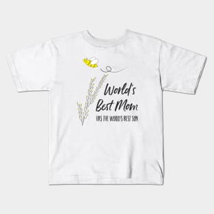 World's Best Mom From Son Kids T-Shirt